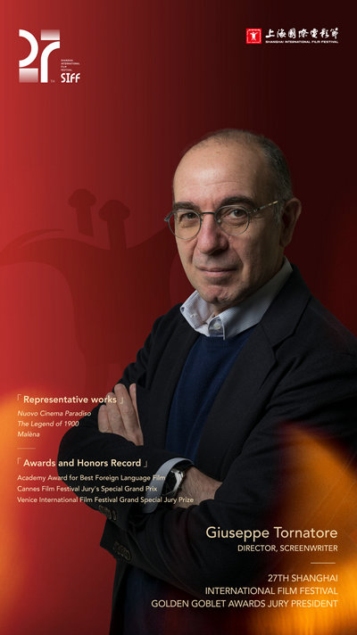 Acclaimed Italian Director Giuseppe Tornatore to Lead Jury at 27th Shanghai International Film Festival