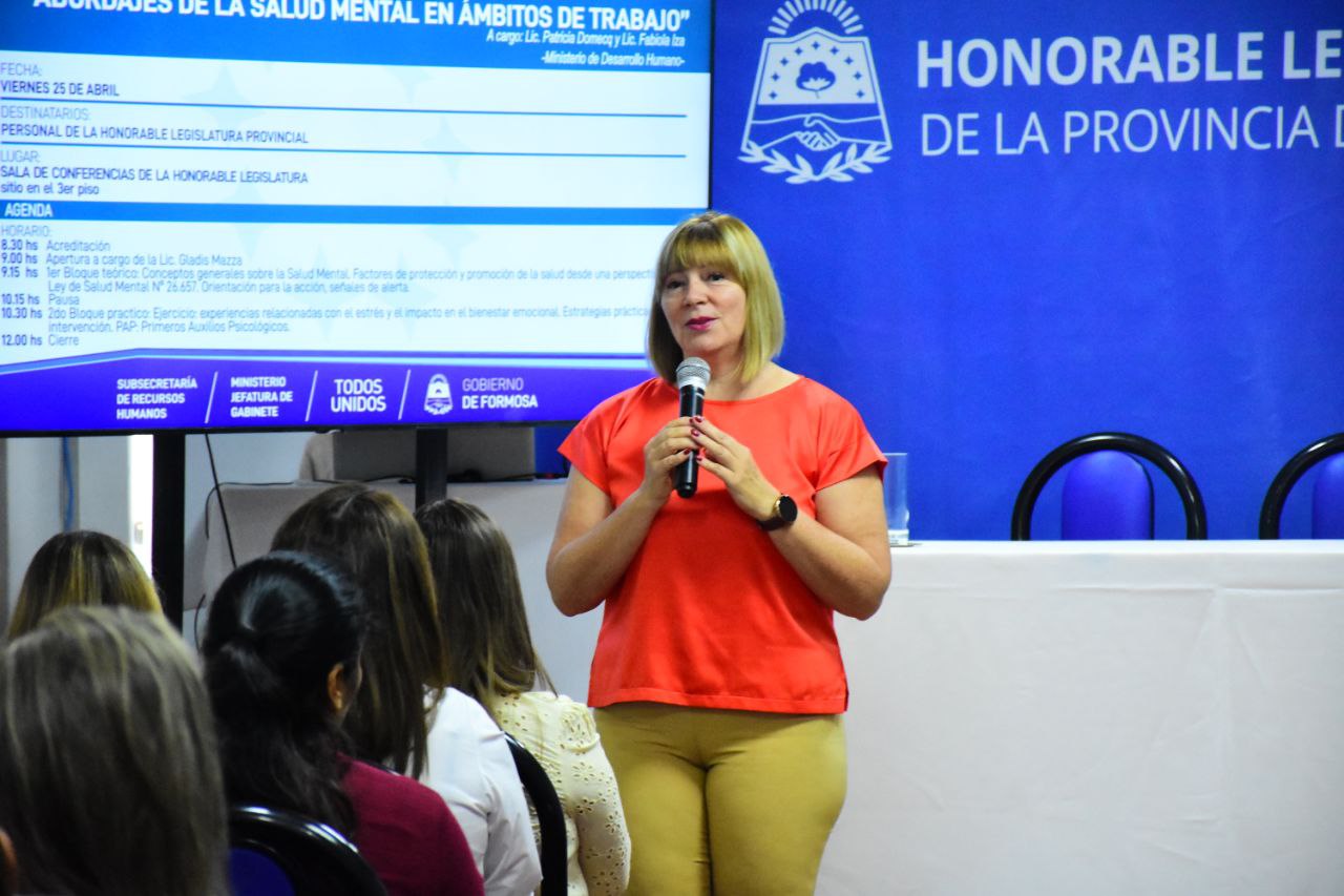 Legislatura de Formosa impulsa la Salud Mental de su personal con capacitación exclusiva