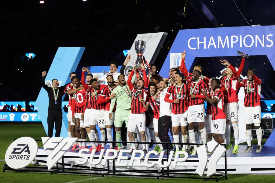 AC Milan Menang Piala Super Itali, Conceicao Bawa Tuah!