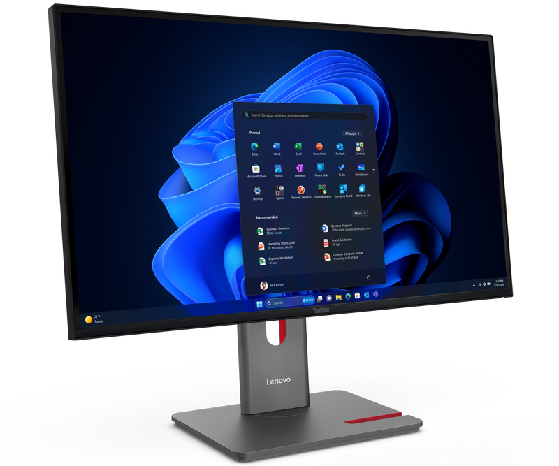 Lenovo Провела Обновление Профессиональных Мониторов ThinkVision: Расширенный Ассортимент от 27 до 34 Дюймов