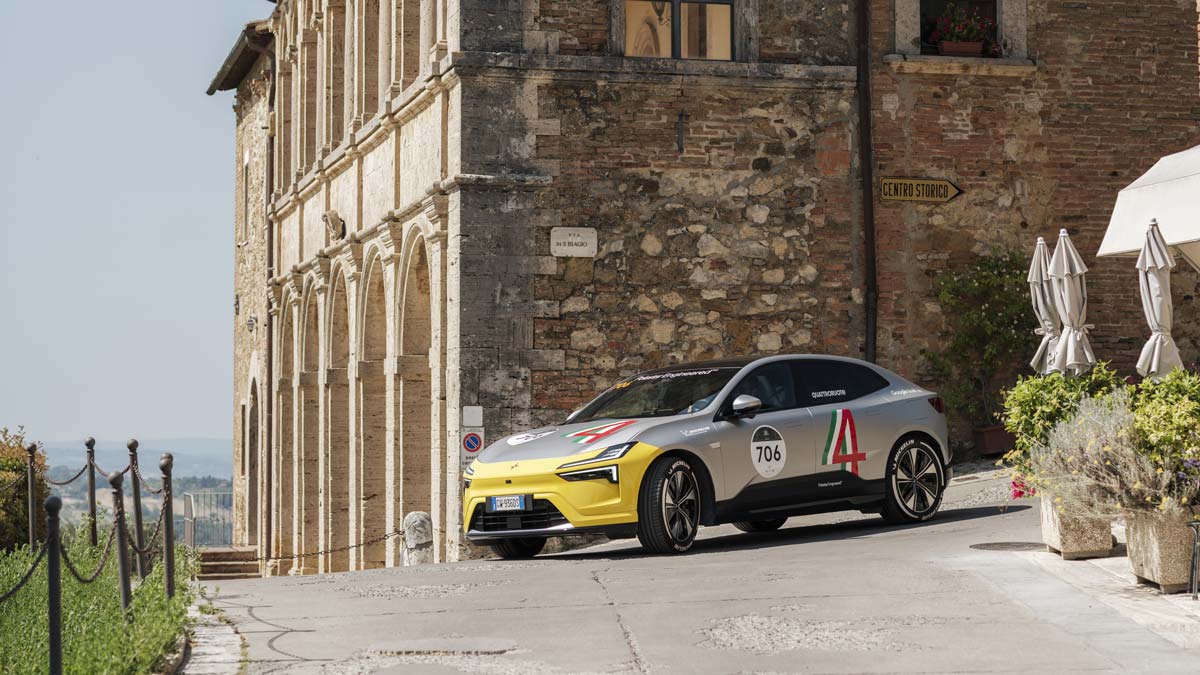 Polestar 4 vinnare i Mille Miglia Green 2025