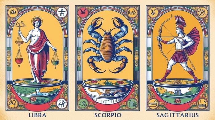 Ramalan Bintang Libra, Scorpio, Sagitarius 22 April 2025: Prediksi Cinta, Kesehatan, Karir, dan Keuangan