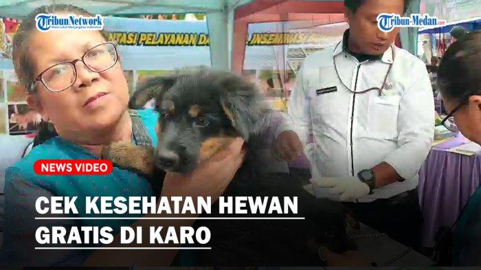 Pemilik Hewan Peliharaan Manfaatkan Cek Kesehatan Gratis di Hari Krida Pertanian Karo