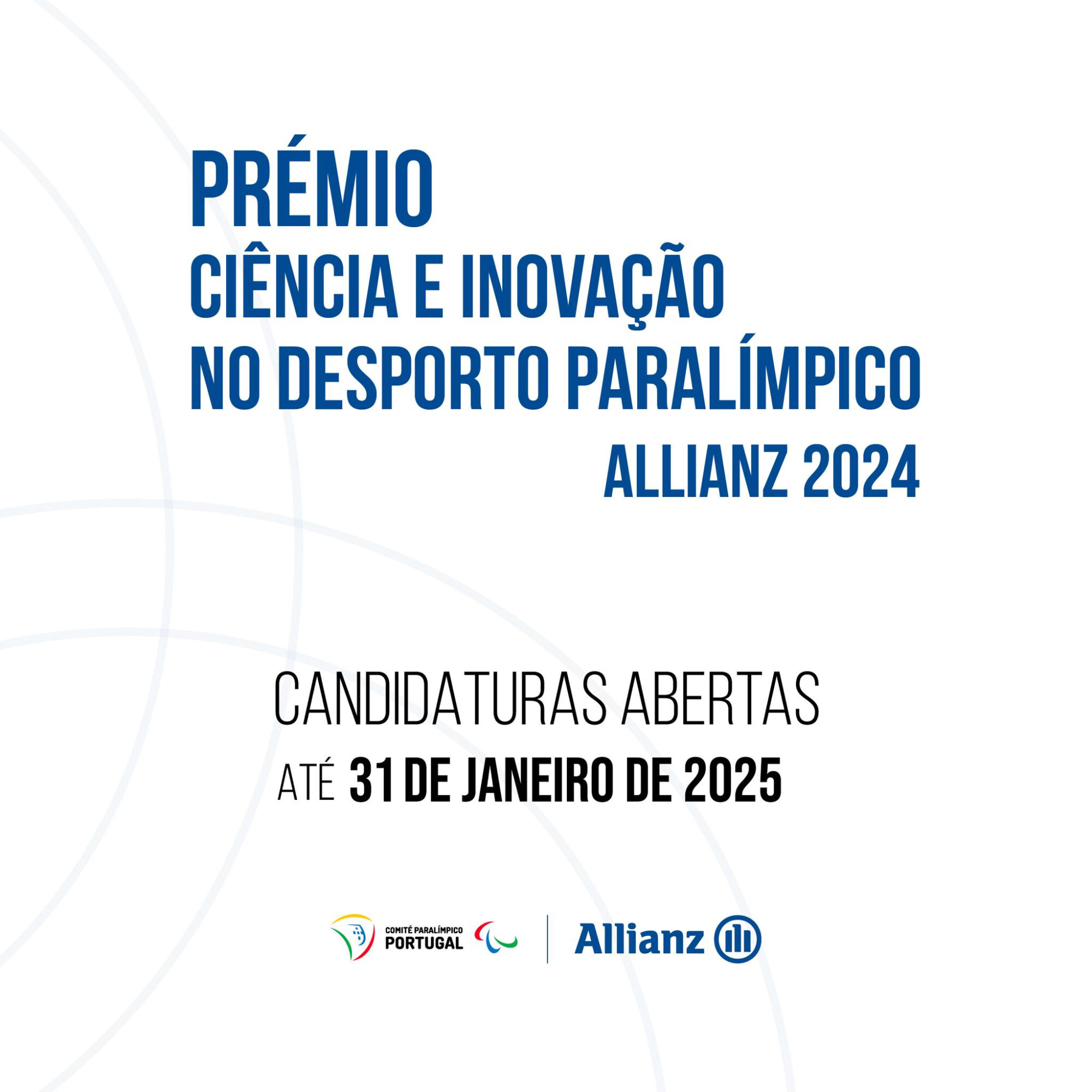 Prémio Ciência e Inovação no Desporto Paralímpico: Candidaturas Abertas!