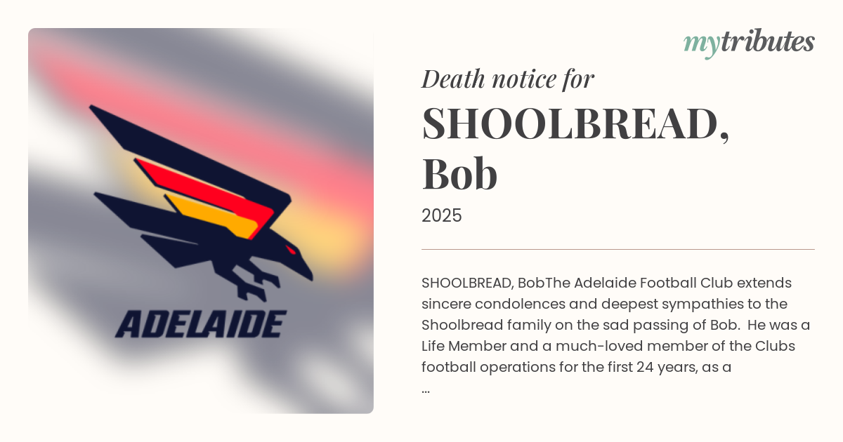 SHOOLBREAD, Bob