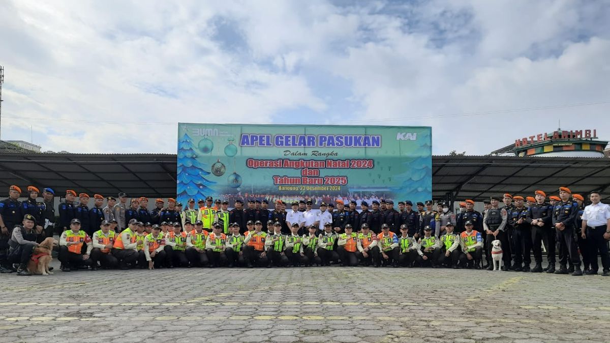 Daop 2 Laksanakan Apel Gelar Pasukan Sebagai Tanda Dimulainya Posko Angkutan Natal dan Tahun Baru 2024-2025