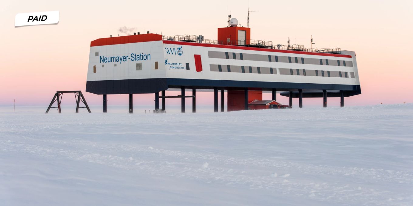 Schweizer Expertise für deutsche Polarforschung: Brugg Pipes liefert Abwasser-Rohrsystem für Antarktis-Station
