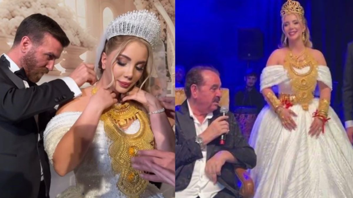 Aleyna Dalveren ve Fatih Erdem'in Masalsı Düğünü: İbrahim Tatlıses Coşturdu, Altınlar Göz Kamaştırdı!