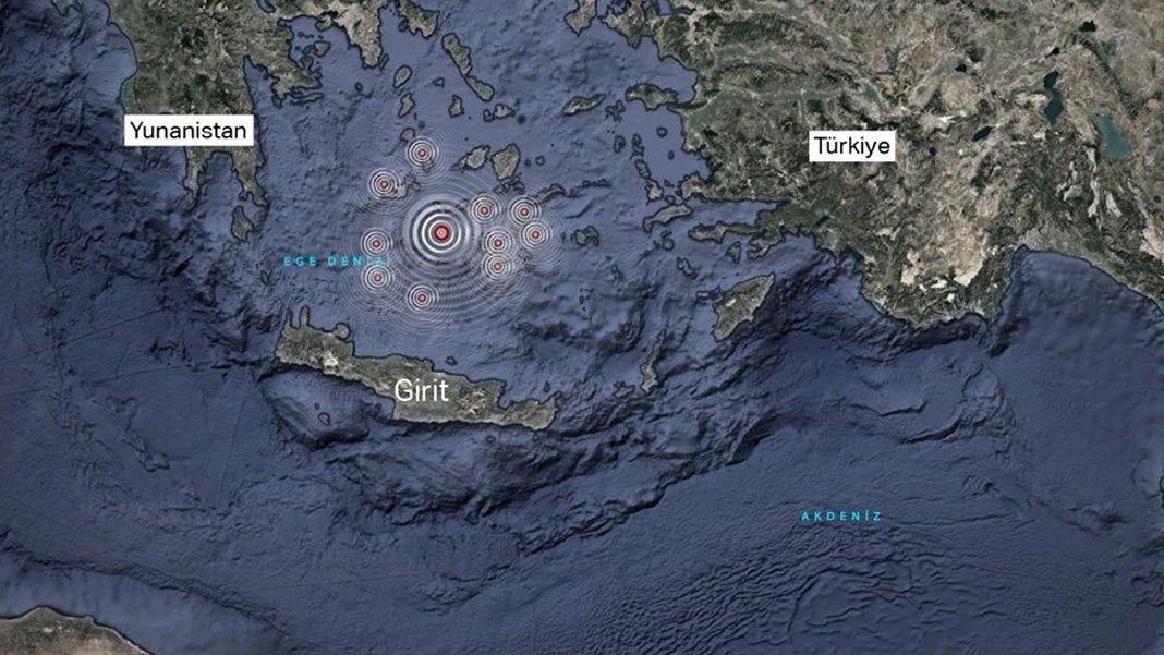 Ege'deki şiddetli deprem Türkiye kıyılarını harekete geçirdi: Girit sarsıntısı Türkiye faylarını etkiler mi?