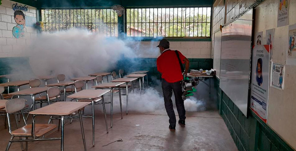 Intervención de Salud Pública en Choluteca: 71 centros educativos contra el dengue