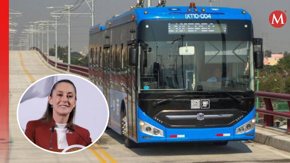 Claudia Sheinbaum garantiza inicio del Trolebús Chalco-Santa Martha en abril