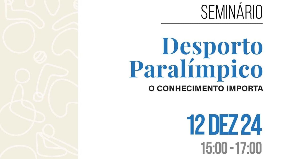 Desporto Paralímpico: Conheça as Novidades no Seminário da Universidade de Coimbra