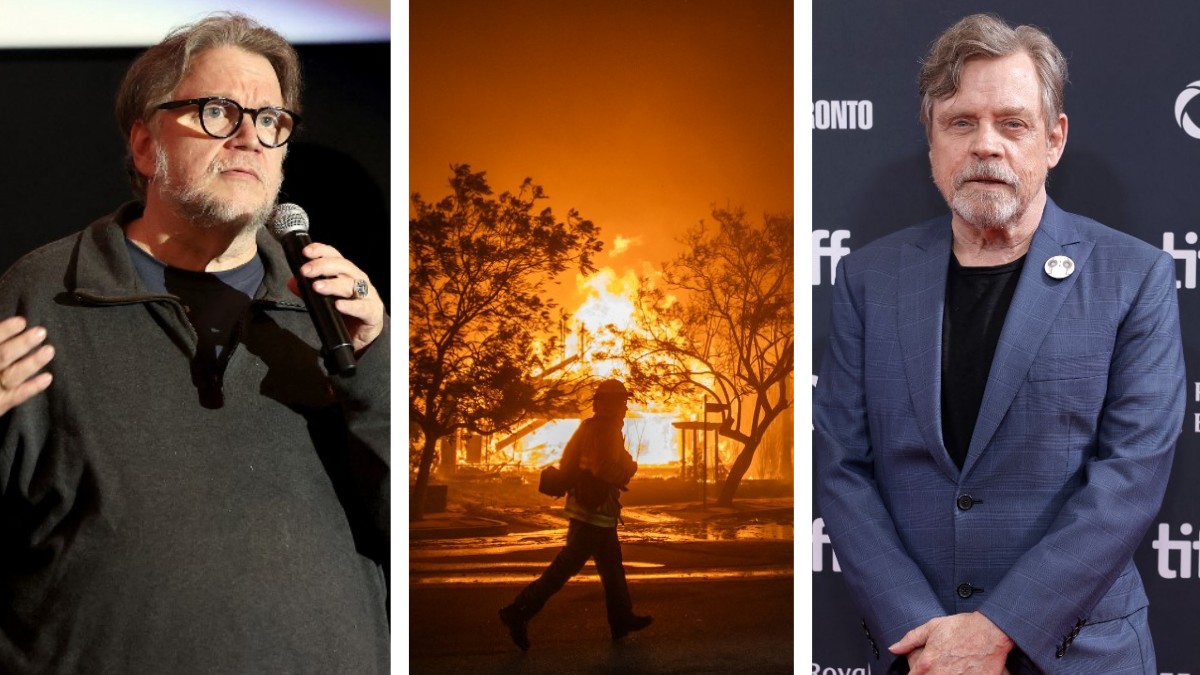 Famosos afectados por el incendio forestal en California: Guillermo del Toro, Mark Hamill, y más