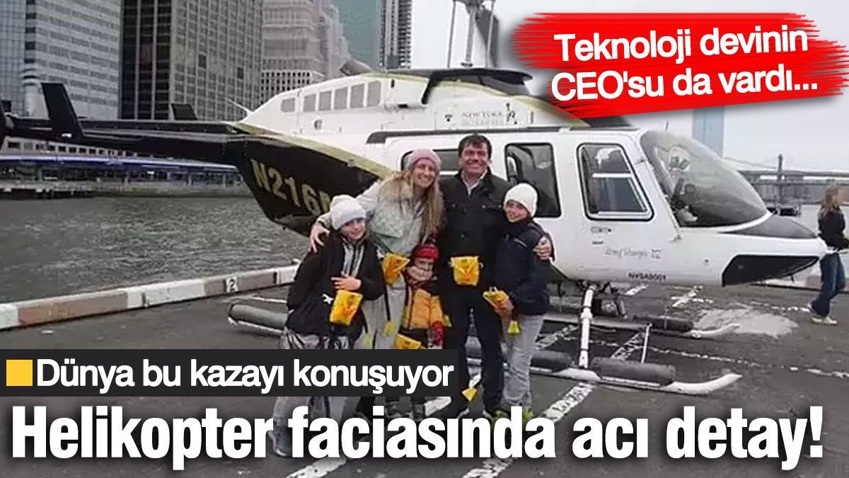 Helikopter Kazası: Siemens İspanya CEO'su ve Ailesi Hayatını Kaybetti!