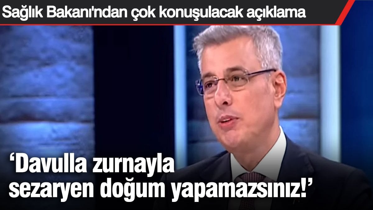 Sağlık Bakanı'ndan Şok Açıklama: 'Ben de Sezaryen Doğumluyum'