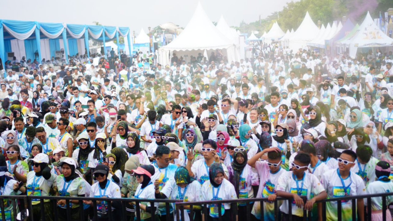 PLN Mobile Color Run 2025: Pesta Warna dan Gaya Hidup Sehat di Palembang!