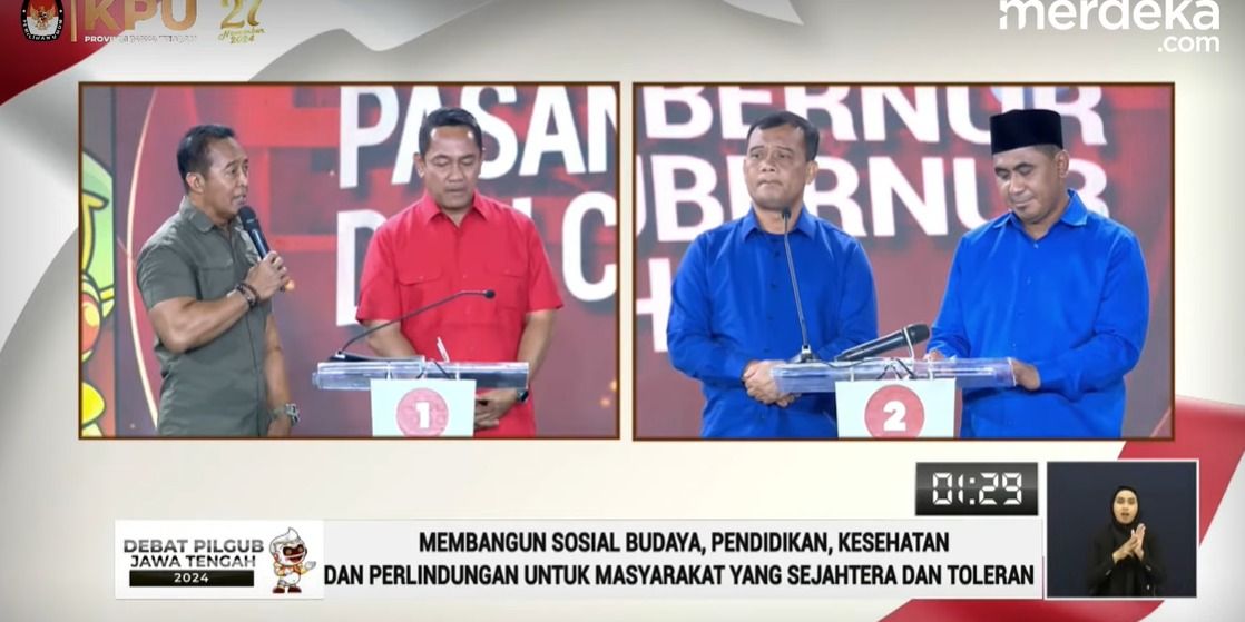 Debat Jateng Heboh! Luthfi Sikat Andika Menohok Joko Sembung Naik Ojek