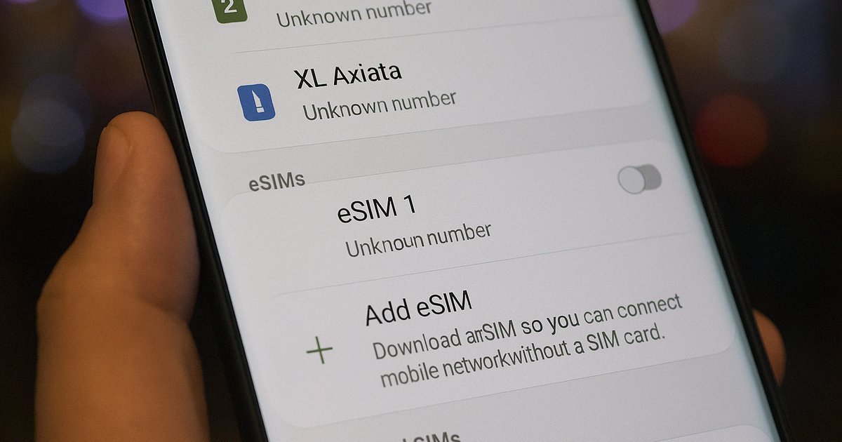 eSIM: Revolusi Kartu SIM Digital yang Praktis, Aman, dan Efisien!