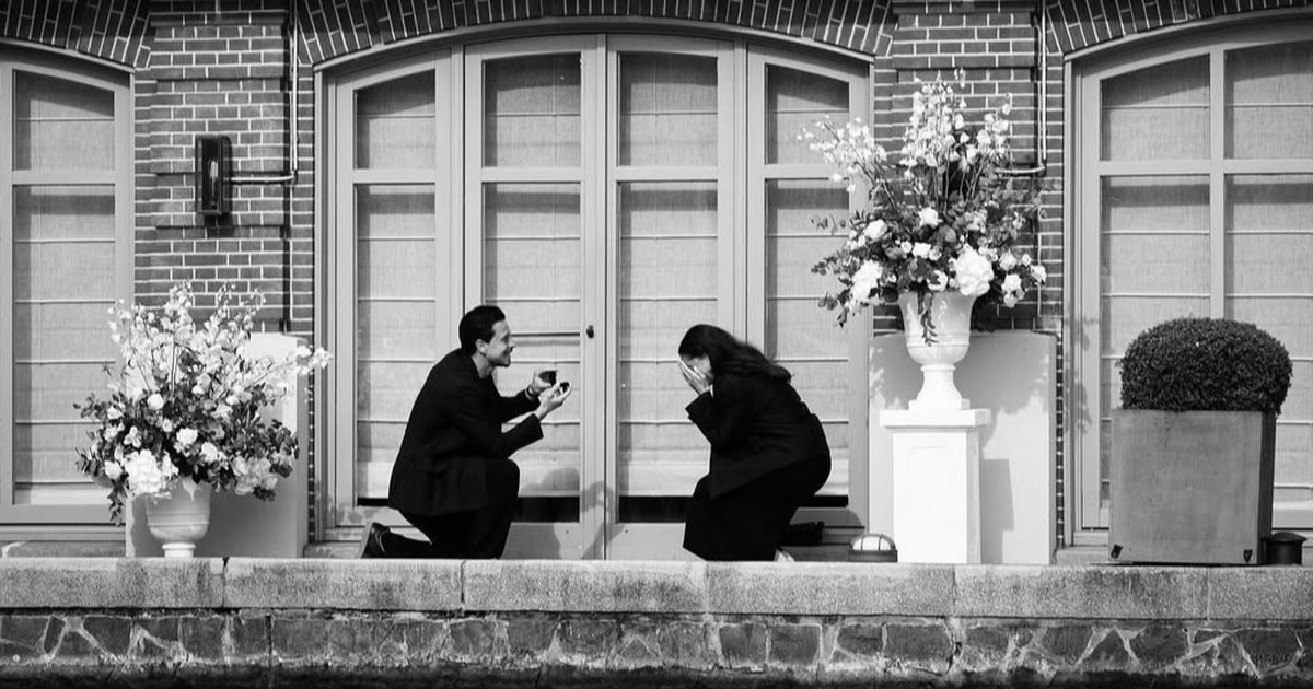Thom Haye Lamar Bibe Cheriva di Amstel Hotel Amsterdam: Proposal Romantis yang Bikin Kagum!