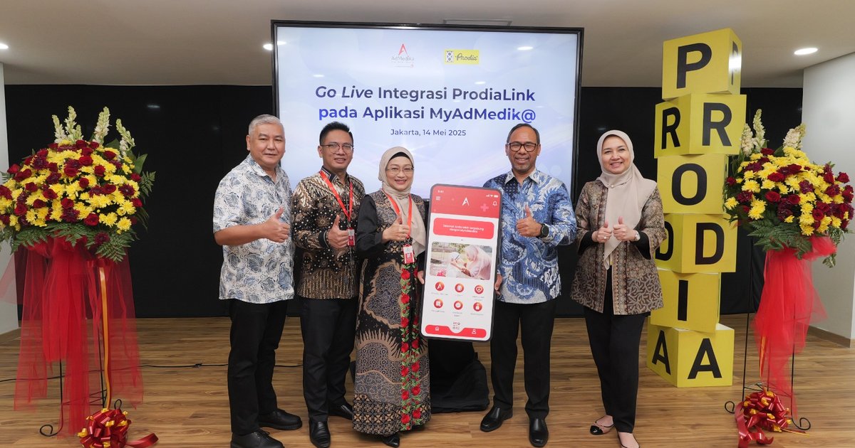 Permudah Akses Layanan Kesehatan Digital, AdMedika dan Prodia Resmikan Integrasi ProdiaLink pada Aplikasi MyAdMedik@