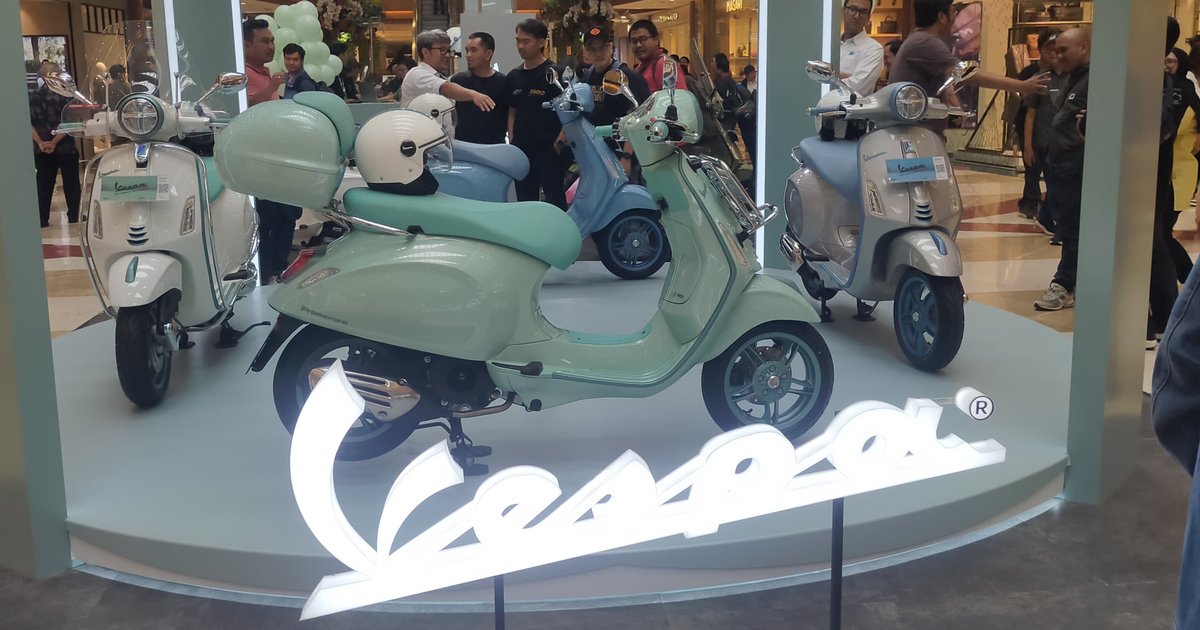 Vespa Sambut Usia 79 Tahun dengan Inovasi Teknologi, Desain Memukau, dan Pilihan Warna Baru yang Stylish!