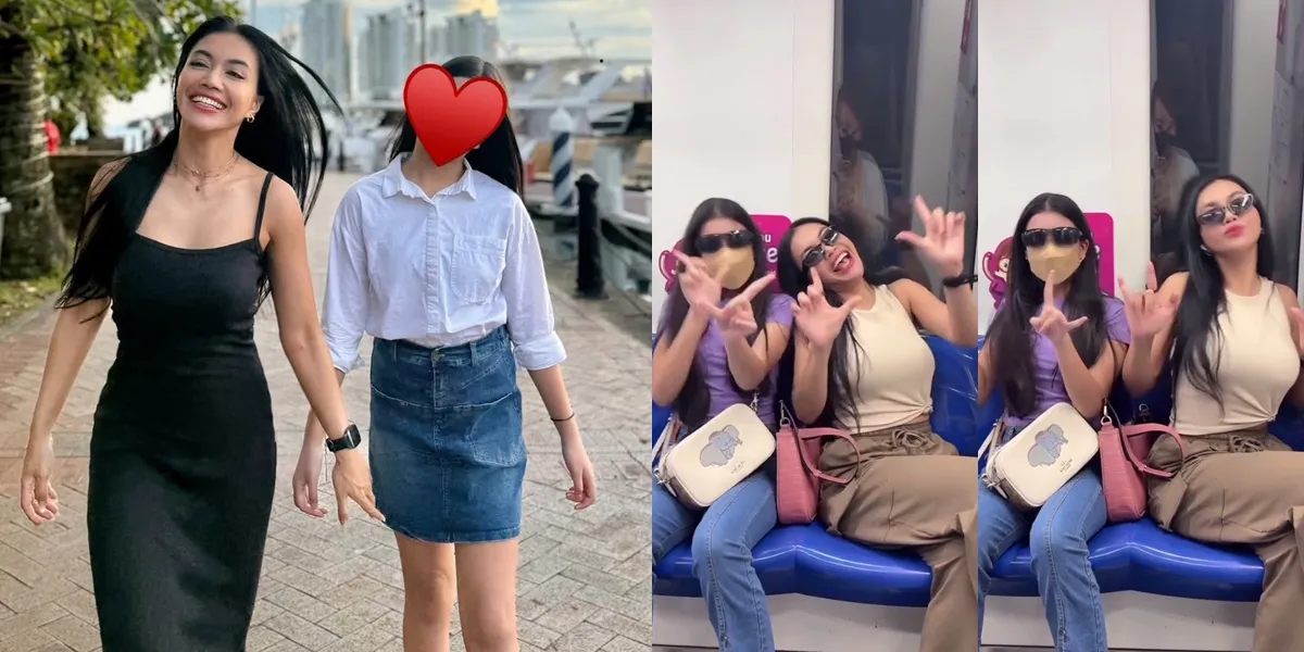 Denada dan Aisha Ikuti Tren Terbaru, Penampilan Remaja Aisha Curi Perhatian!