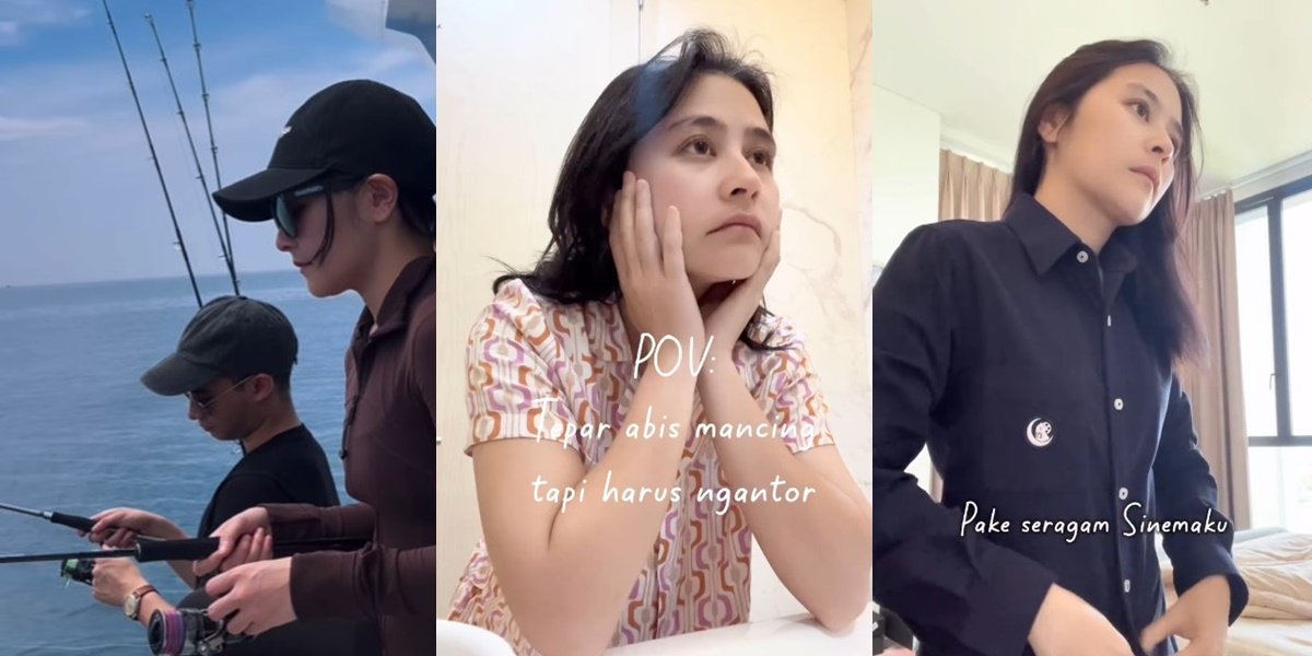 Prilly Latuconsina Tak Henti-Hentinya Aktif, 7 Potret Ia Berangkat ke Kantor Setelah Mancing!