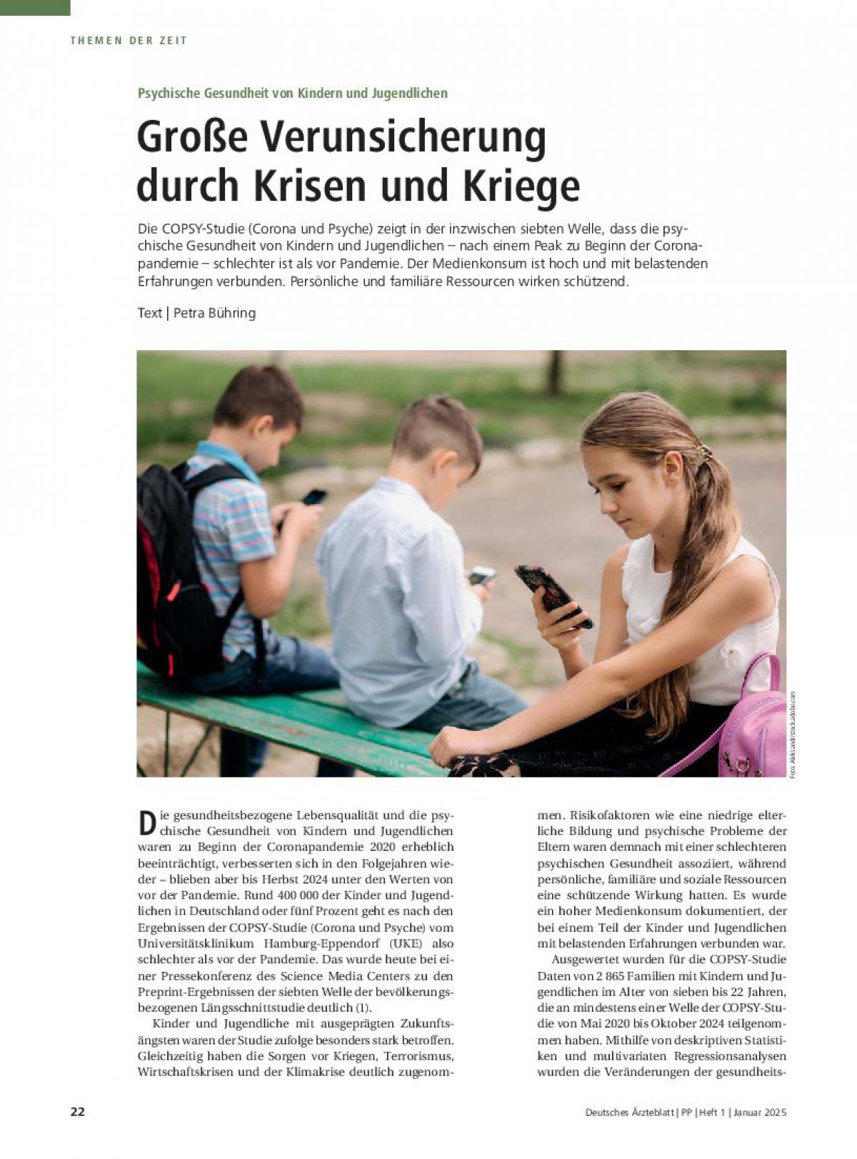 Krise und Krieg: Wie Kinder und Jugendliche ihre psychische Gesundheit schützen können