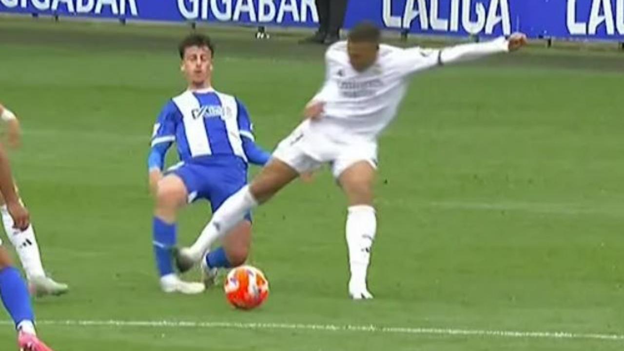 Mbappe Sees Red: Shocking Tackle Sparks Outrage in La Liga Clash