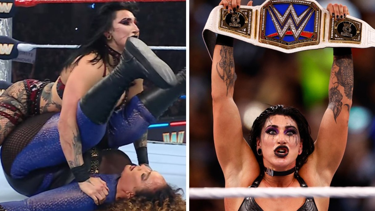 Aussie 'punk goth' WWE champ goes viral, sparks debate for being too 'dominant'