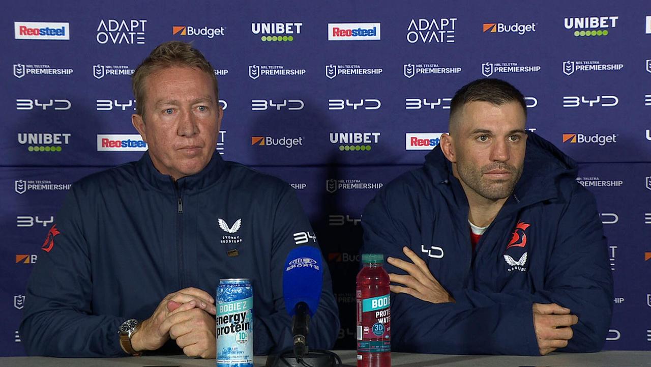 Roosters Fall Short in Thrilling Clash Against Bulldogs: Robinson Frustrated by Late Errors
