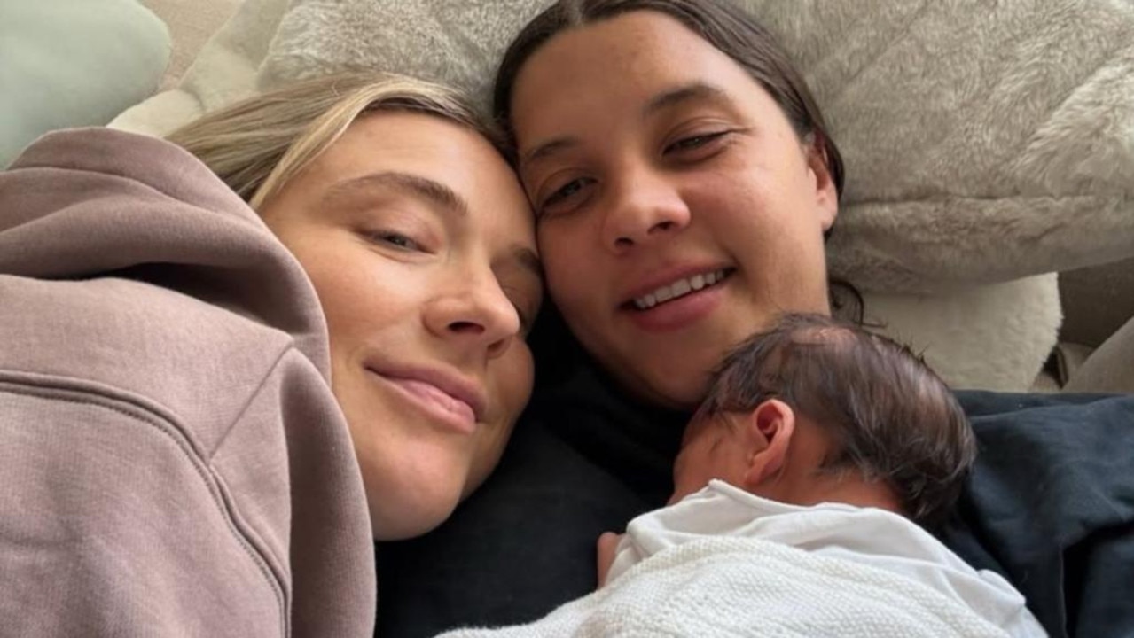 'Little man is here': Sam Kerr and partner Kristie Mewis announce birth of baby boy