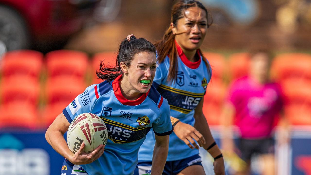Gold Coast Titans NRLW and Western Clydesdales BMD Premiership player Georgia Sim makes her mark in TRL for Tigers