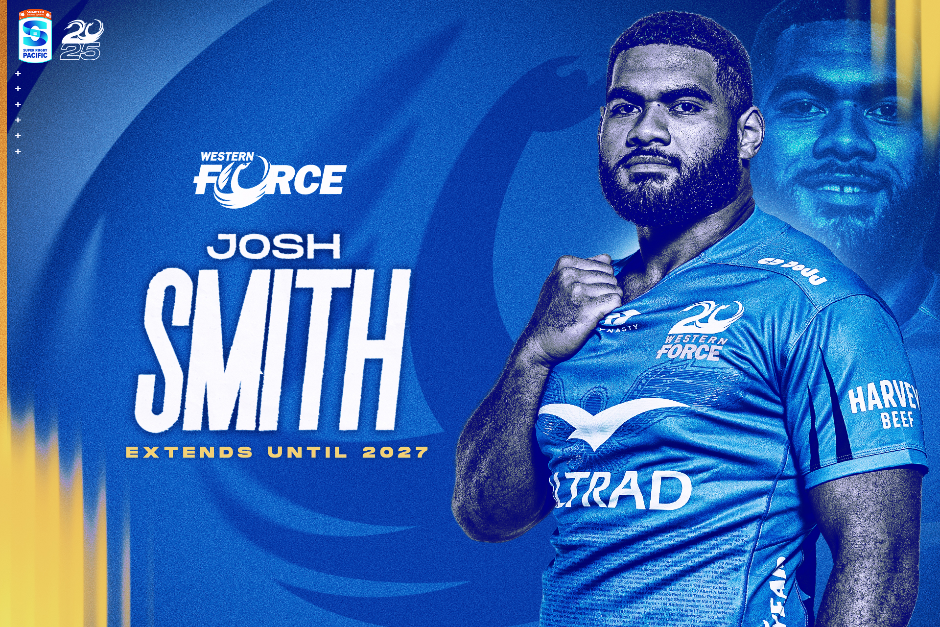 Western Force Secures Emerging Talent: Josh Smith Re-Commits Until 2027