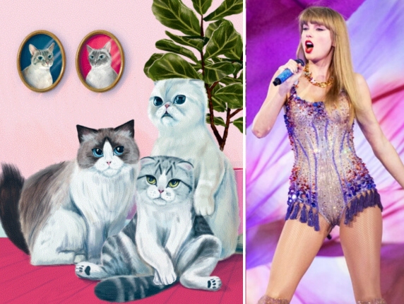 Taylor Swift e l'amore per i gatti: la storia di Meredith, Olivia e Benjamin in un libro