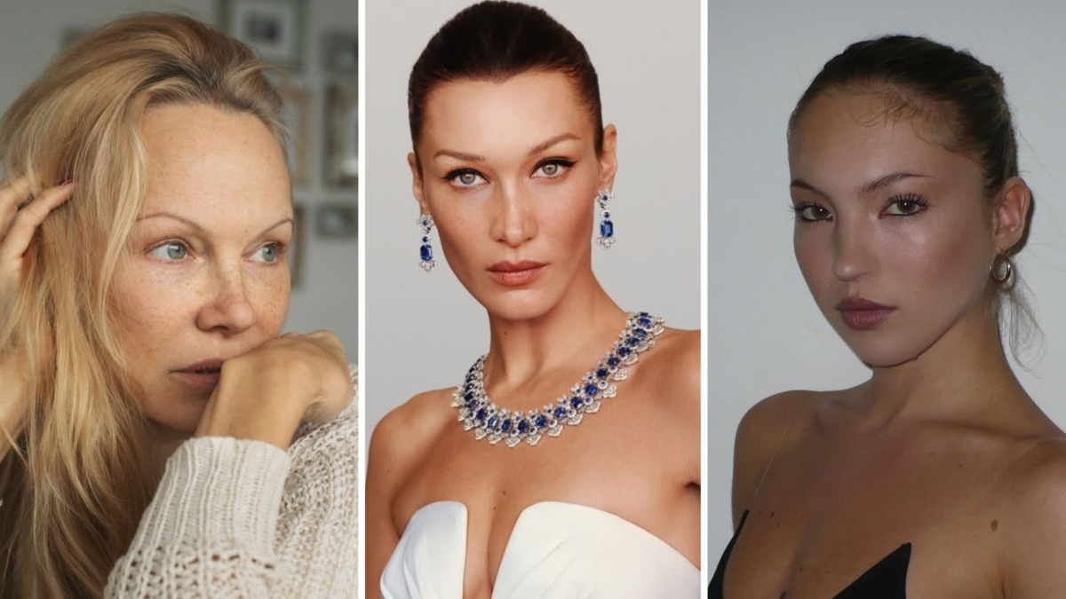 Sopracciglia sottili: torna il tormentone anni Novanta. E Bella Hadid e Pamela Anderson ne sono entusiaste