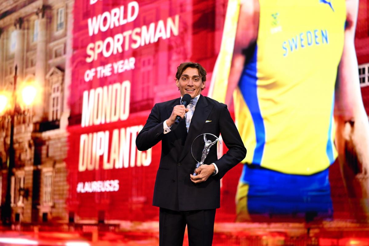 Duplantis y Simon Biles se coronan en unos Laureus de altos vuelos