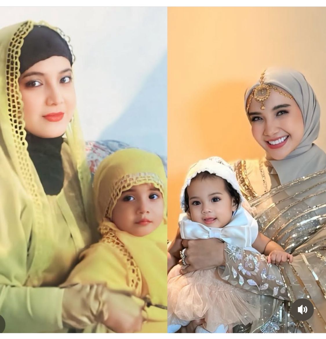 Wajah Baby Humaira Mirip Zaskia Sungkar Kecil, Apa Benar?