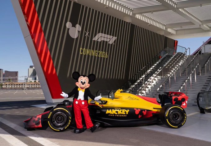 ¡Mickey Mouse se sube a la F1! Disney y Fórmula 1 Anuncian Alianza Épica para 2026
