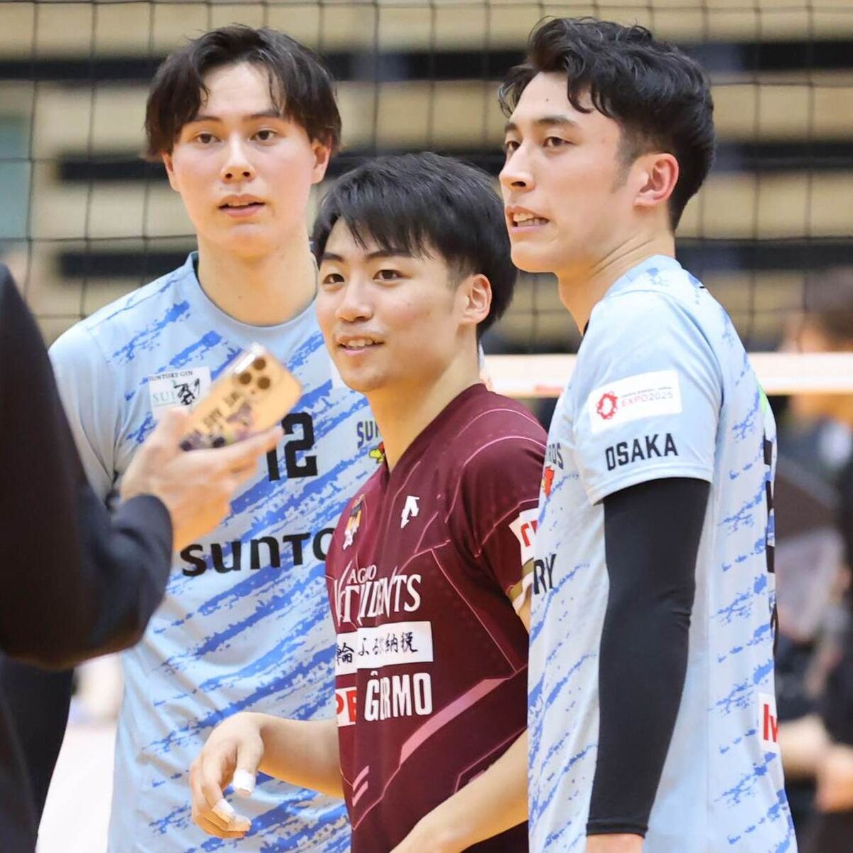 サントリーVSVC長野戦の熱き対決！高橋藍と中島健斗の友情と闘志