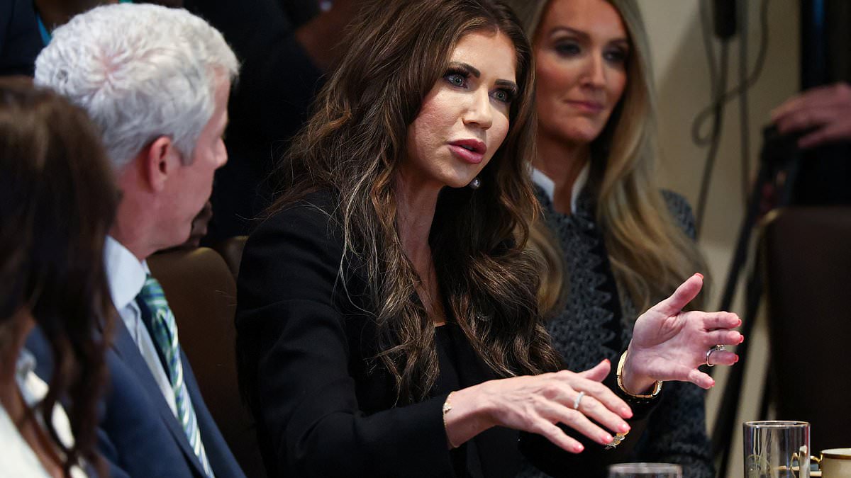 Kristi Noem's Daring Jewelry Statement at the White House: A Bold Move Amid Controversy