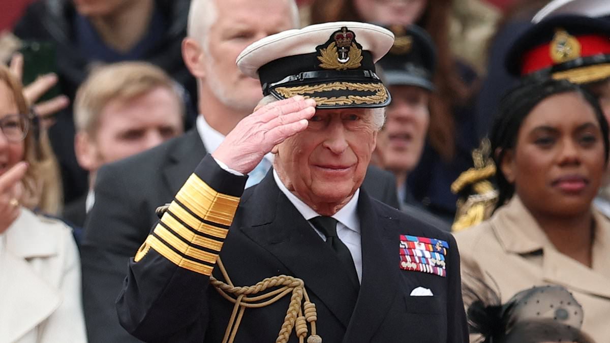 King Charles Defies Prince Harry's Health Concerns with VE Day Salute