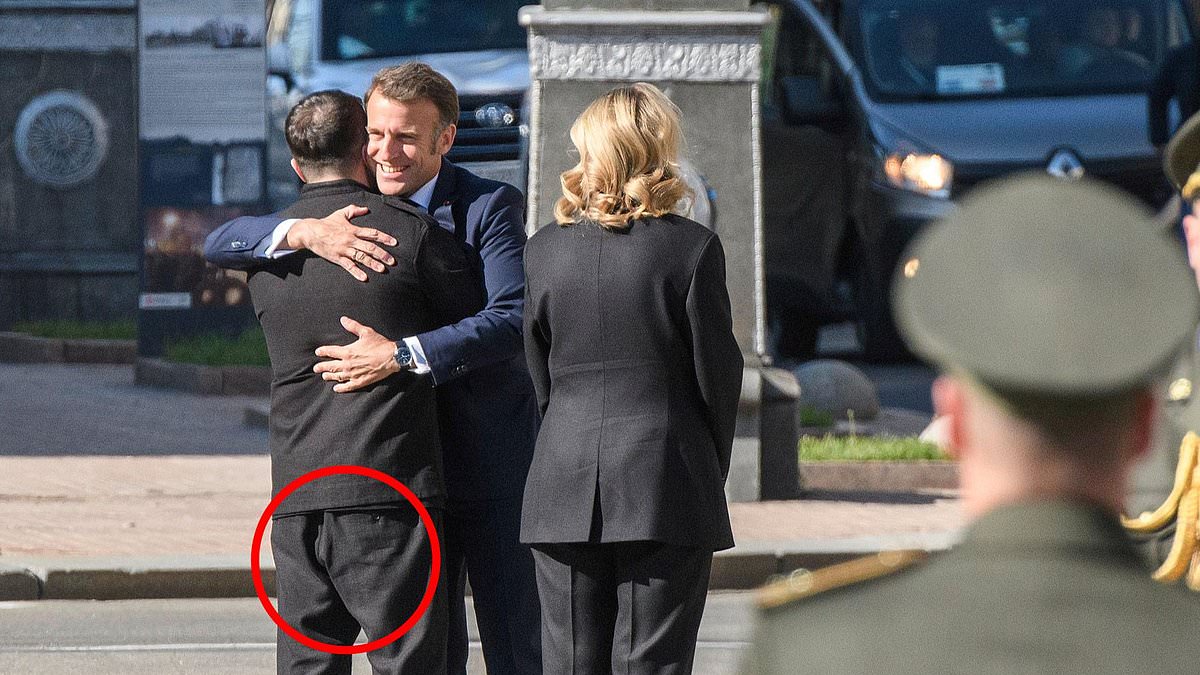 Momen Kocak Zelensky: Tertangkap Kamera Pakai Celana Terbalik? Kebenaran di Baliknya!