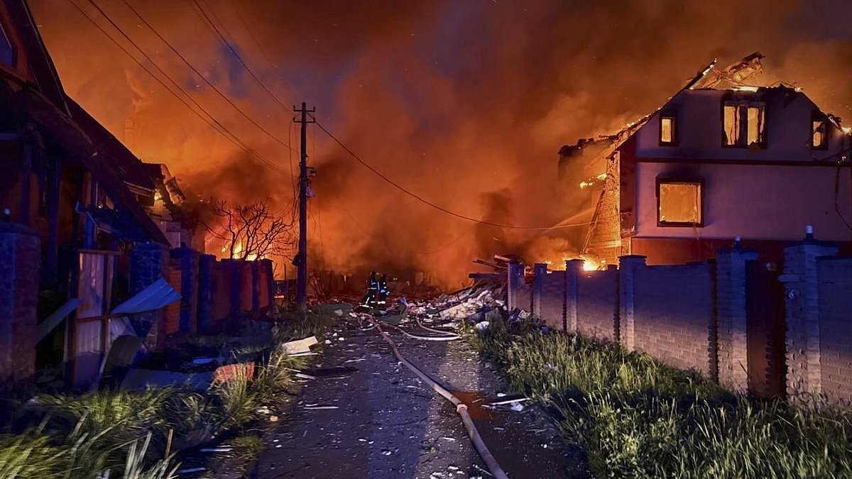 At least 13 dead, including three children, after Putin launches latest deadly strikes on Ukraine - as NATO scramble war planes