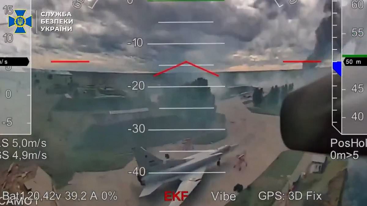 Drone Attack on Russian Airbase: Ukraine's 'Operation Spiderweb' Unleashes Fury