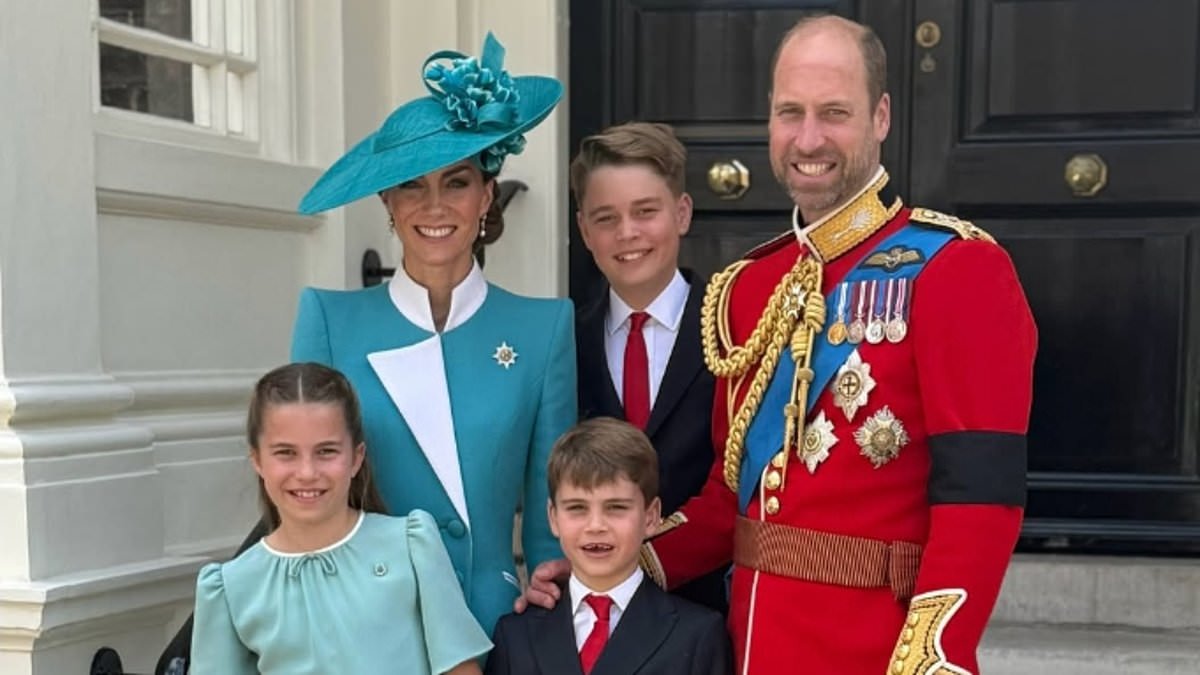 Cantiknya! Pangeran William dan Kate Middleton Bagikan Foto Keluarga yang Hangat Bersama George, Charlotte, dan Louis Setelah Upacara Trooping the Colour