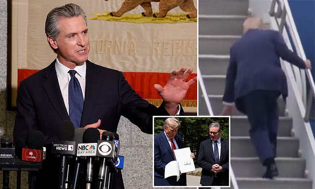 Gavin Newsom leads a new Democratic plot to make Trump seem 'not all there' like Biden
