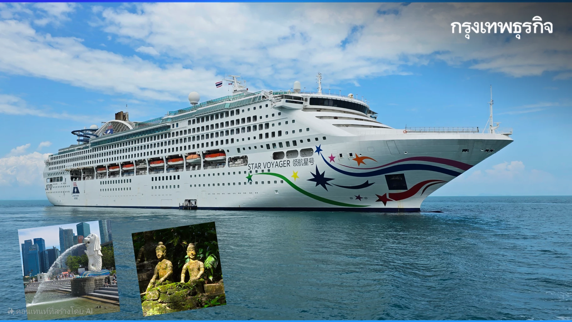 เรือสำราญสุดหรู 'Star Voyager' จากไทยสู่เกาะสมุย-สิงคโปร์