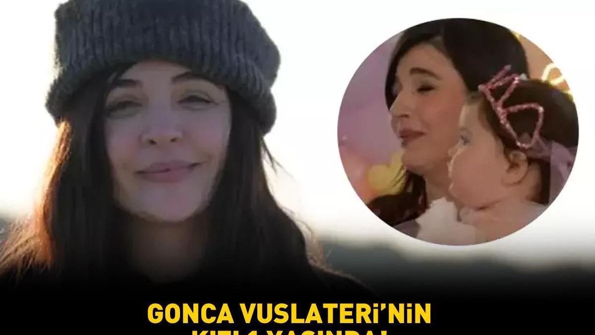 Gonca Vuslateri'nin Kızı Asya 1 Yaşında! Nur'un Anne Olduğu Güne Bakın
