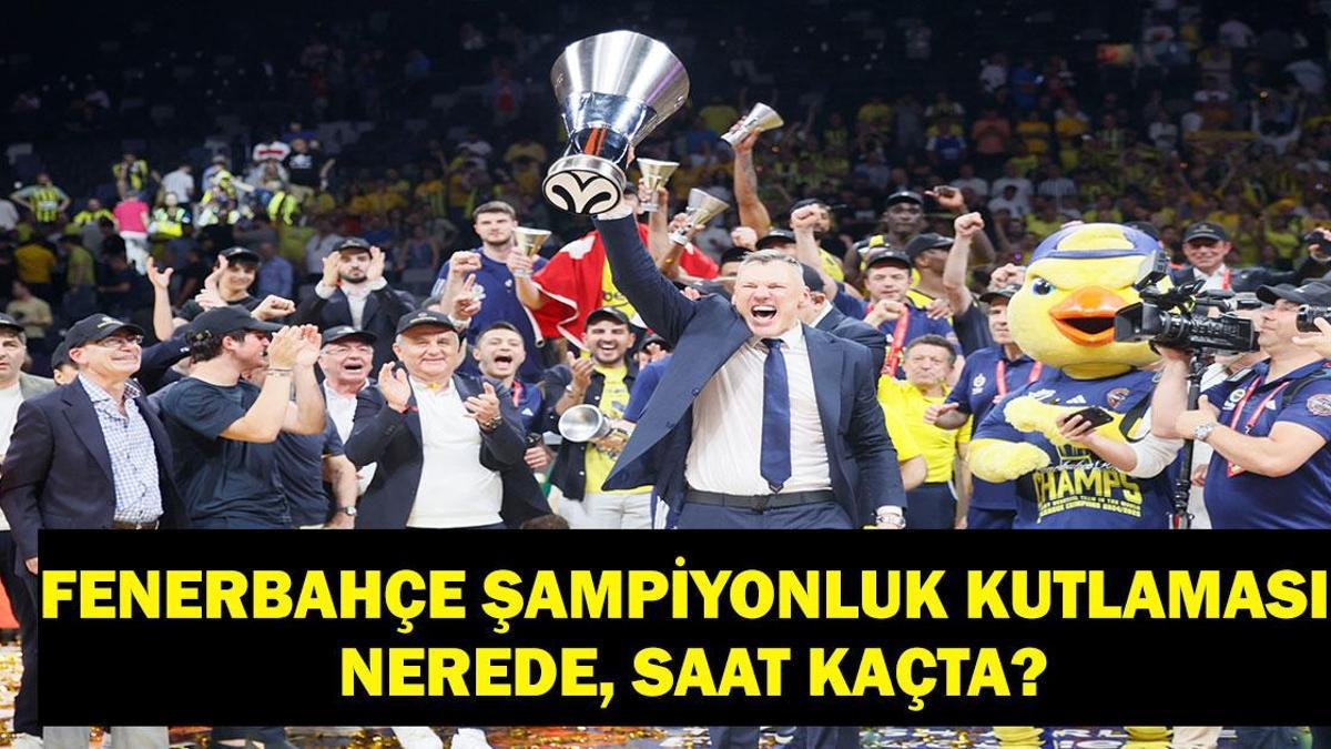 FEHNERBAHÇE BEKO TARİH YAZDI! EUROLEAGUE ŞAMPİYONLUĞU KUTLAMALARI NE ZAMAN, NEREDE?